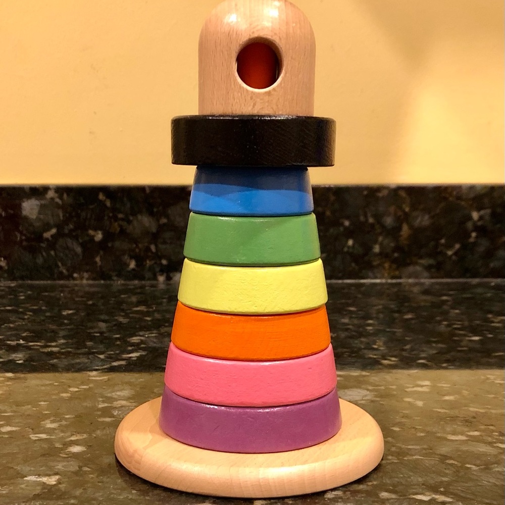 Wooden stacking toy